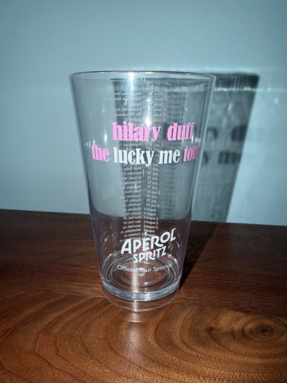 Hilary Duff Lucky Me Tour Collectible Cup